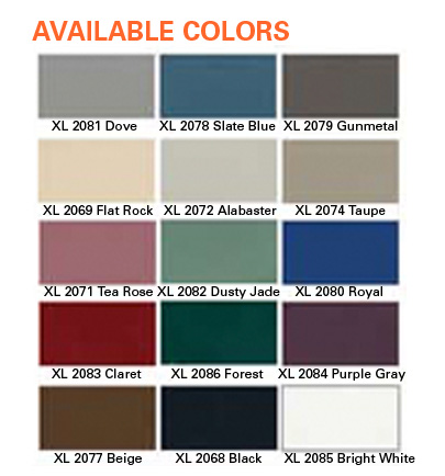 UMF vinyl upholstery colors